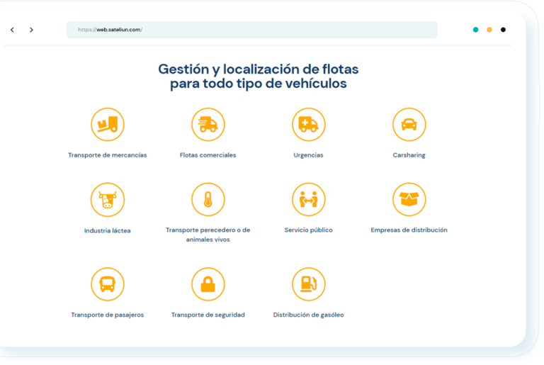 Software de gestión de flotas y control GPS